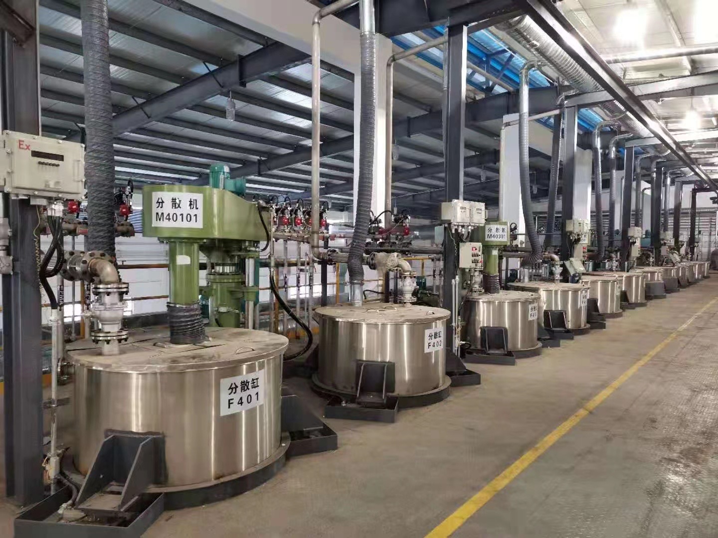 廣東中山印刷油墨客戶訂購75kw平臺式分散機現(xiàn)場(圖2)