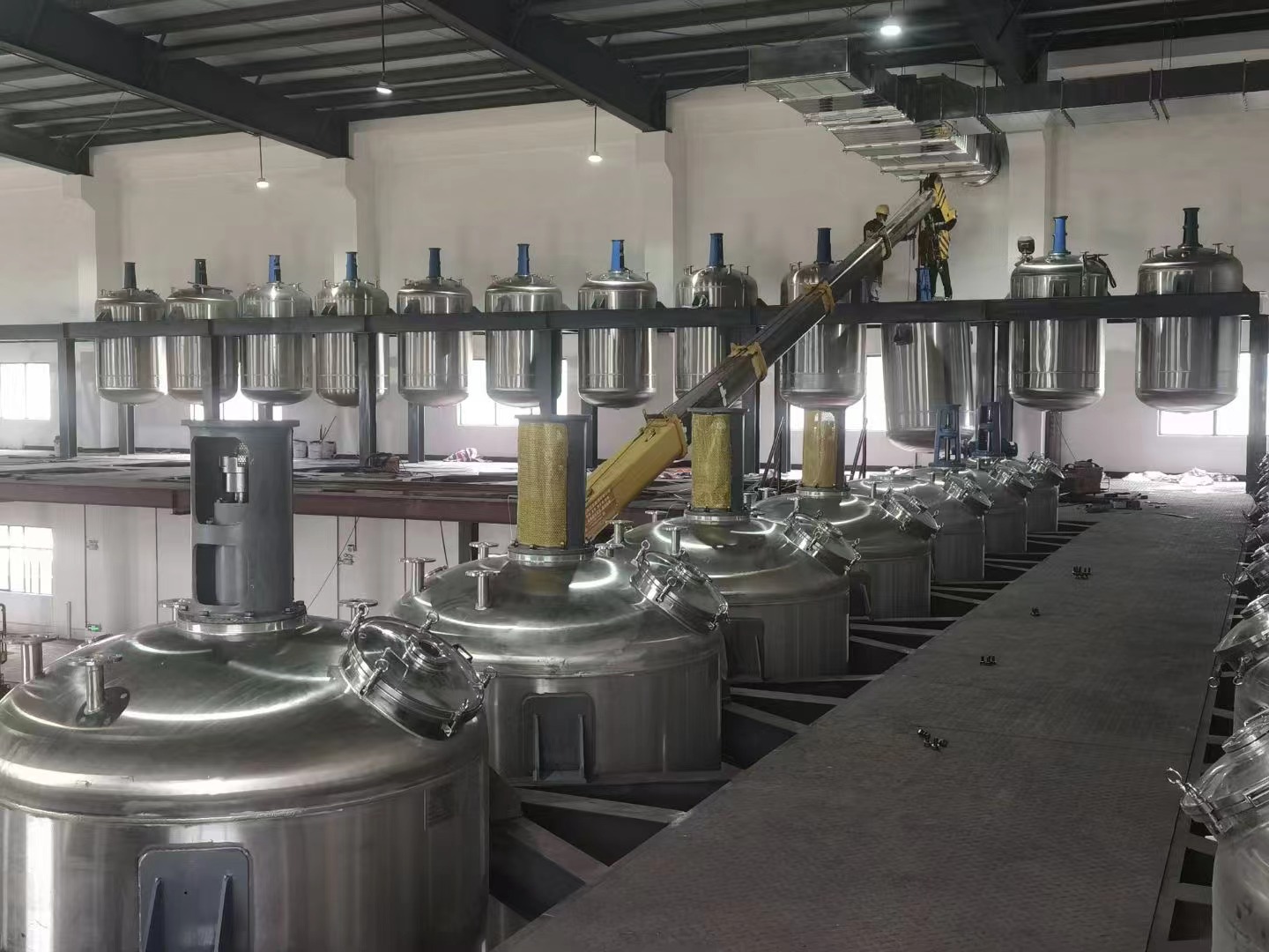 惠州市 農業醫藥科技有限公司 反應釜生產線 工程案例(圖2)